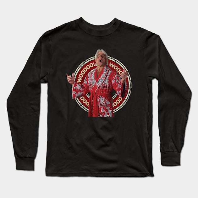 Ric Flair WOOO! Long Sleeve T-Shirt by LufyBroStyle